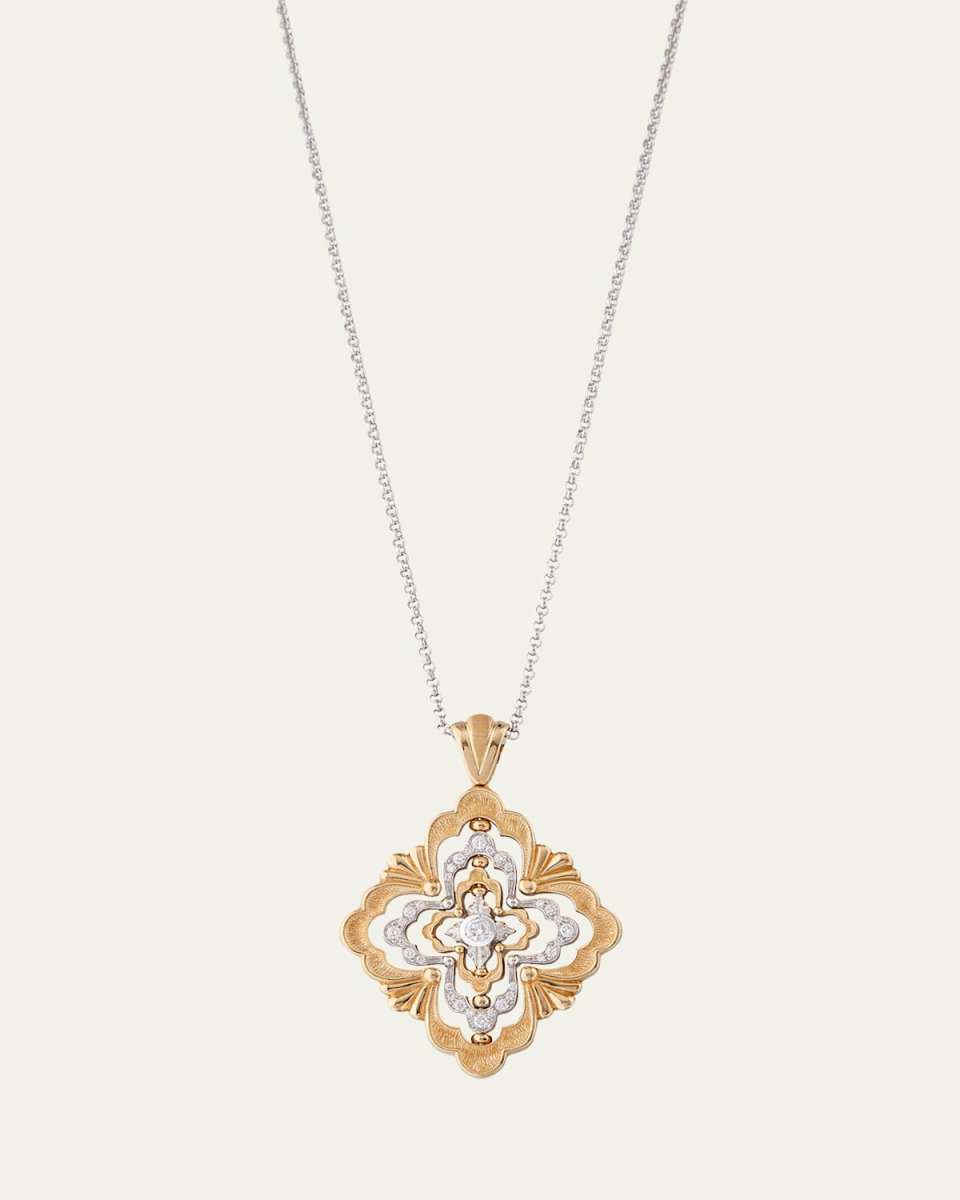 Opera Galileo 18K Gold Diamond Pendant Necklace